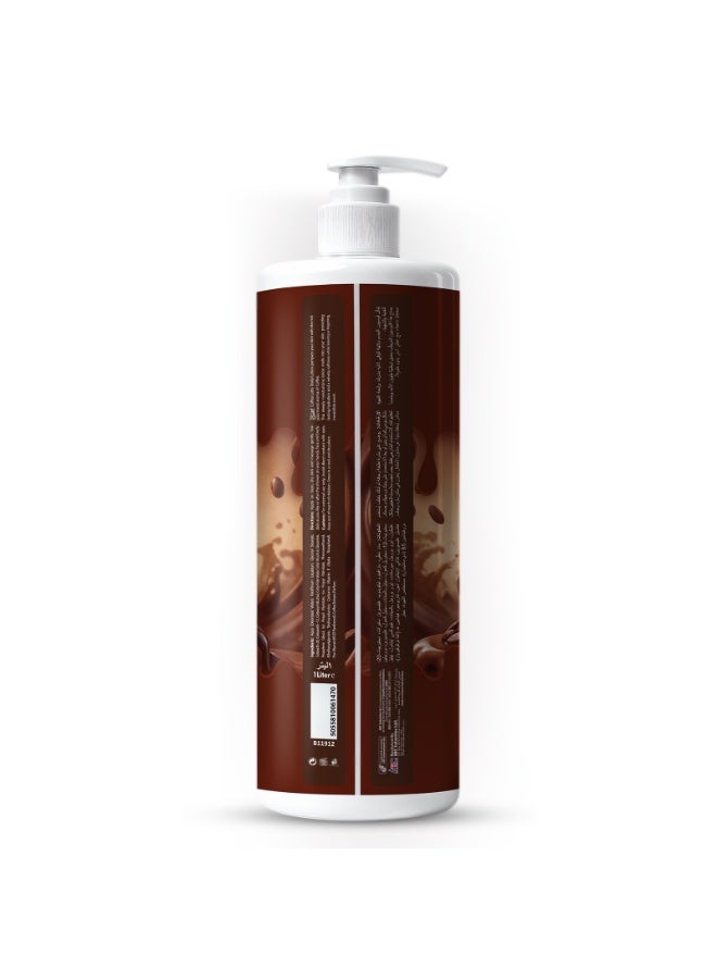 VCare V Care Delight Coffee Latte Body Lotion 1L - Deep Moisturizing, Non-Greasy & Fast Absorbing, Gourmand Fragrance - Image 2